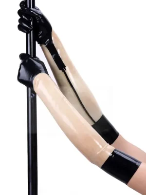 Latex Cuban Opera Gloves
