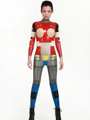 Latex Flesh and Blood Catsuit
