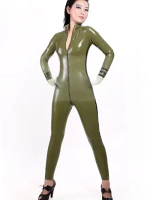 Latex Uniformity Catsuit