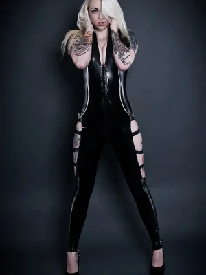 Latex Motors Runnin! Catsuit