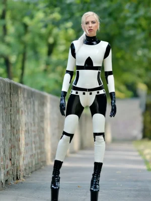 Latex Star Space Trooper Storm(Female) Catsuit