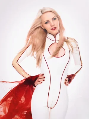 Latex Teardrop Casual Catsuit