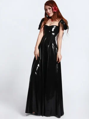 Latex Butterfly Belle Full-length Ball Gown Dress