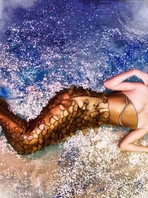 Latex Full Mermaid Dress