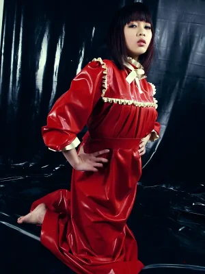 Latex Rose Nightingale Dress