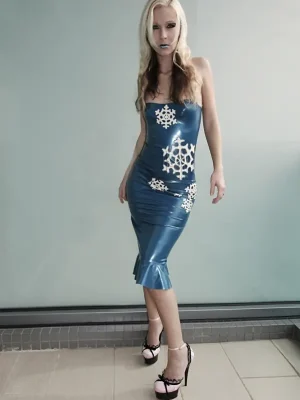 Latex A Warming Chill Cocktail Dress