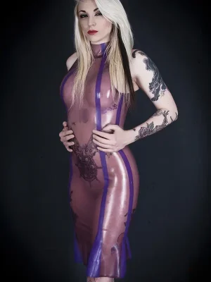 Latex Cellophane Celebration! Transparent Sleeveless Dress
