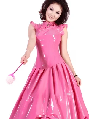 Latex Fuchsia Funderland Dress