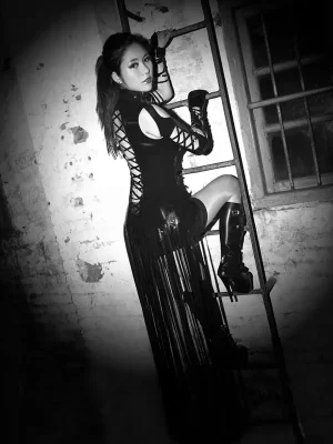 Latex Madame X Dress