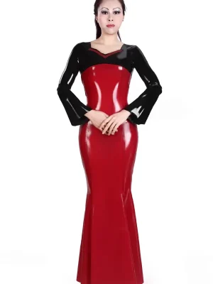 Latex Man- Eater Dress