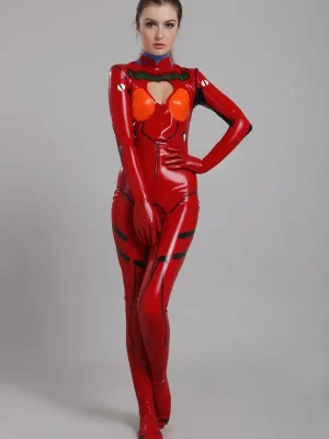 Latex Sexy Shikinami Asuka Langley Catsuit