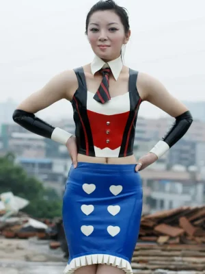 Latex The Server Flirt Skirt