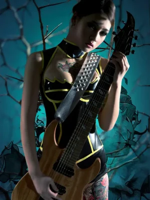 Latex Fangora Overbust Corset