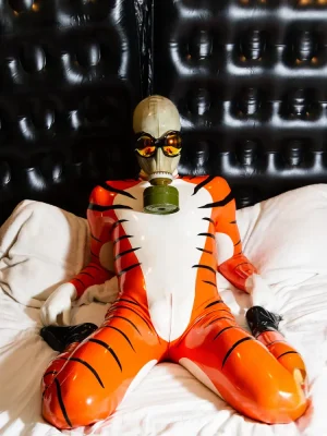 Latex Mens Purrfect Pet Catsuit