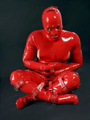 Latex Mens The Strapping Heavy Suit Catsuit