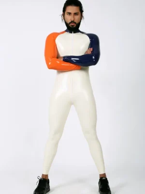 Latex Mens Oddity Raglan-Sleeved Catsuit