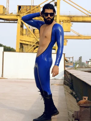 Latex Mens Bare-Chester Catsuit