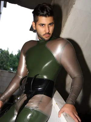 Latex Unisex Cadmar Back Zipper Catsuit