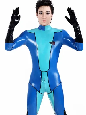 Latex Mens Digital Robot Catsuit