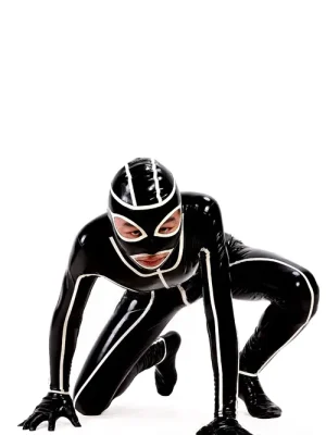Latex Unisex Gimpy Total Body Catsuit