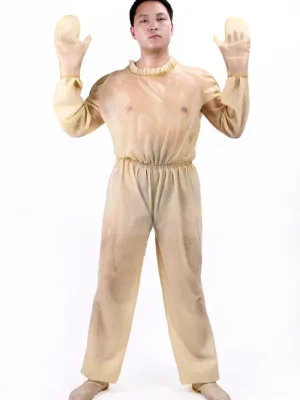 Latex Unisex Transparent Sweat Suit Catsuit