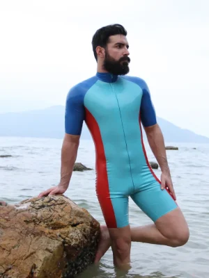 Latex Mens Triple Color Surfsuit