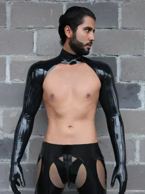 Latex Mens Bolero Gloves