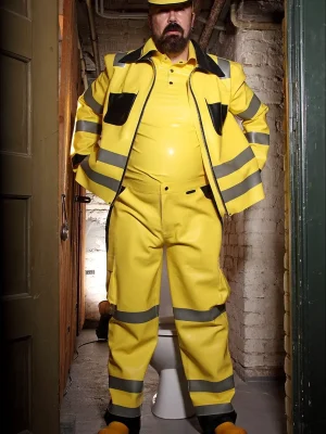 Latex Mens Tradesman Jacket