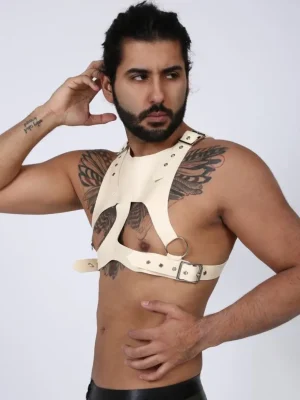 Latex Mens Shielded Harness