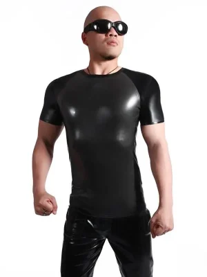 Latex Mens Rugged Two-Tone T-Shirt