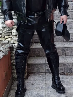 Latex Mens Air Force Flight Pants