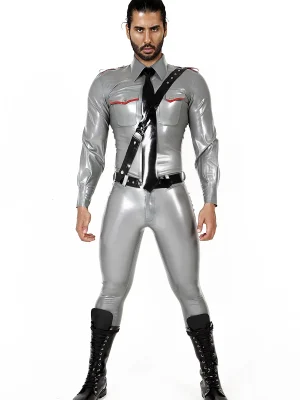 Latex Mens Military Pants