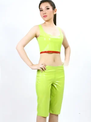 Latex Gidget 2-pce Casual Shorts & Top